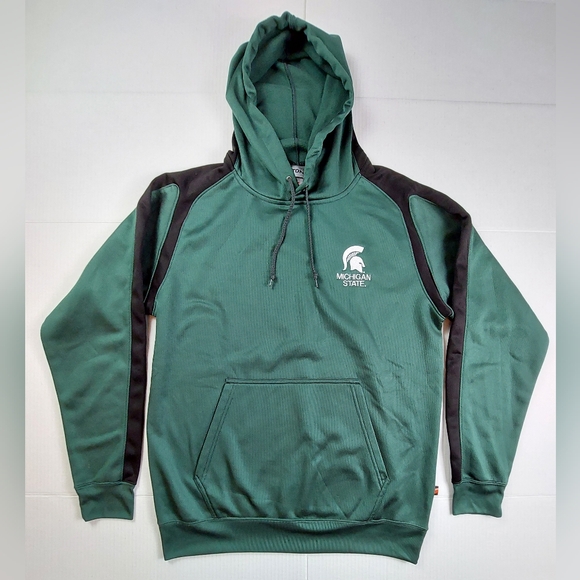 Michigan State Hoodie Mens Medium Tonix NCAA College Kangaroo Pocket Drawstring - Picture 1 of 8